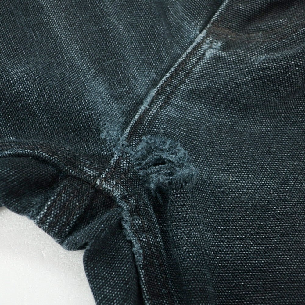 [Used] Carhartt Cotton Work Pants, Black [No size indicated (L)] [Condition Rank D] [Men&