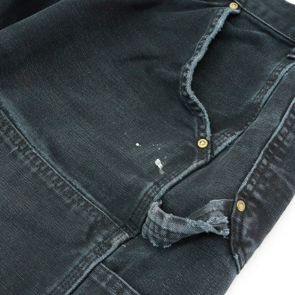 [Used] Carhartt Cotton Work Pants, Black [No size indicated (L)] [Condition Rank D] [Men&