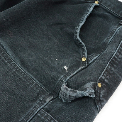 [Used] Carhartt Cotton Work Pants, Black [No size indicated (L)] [Condition Rank D] [Men&