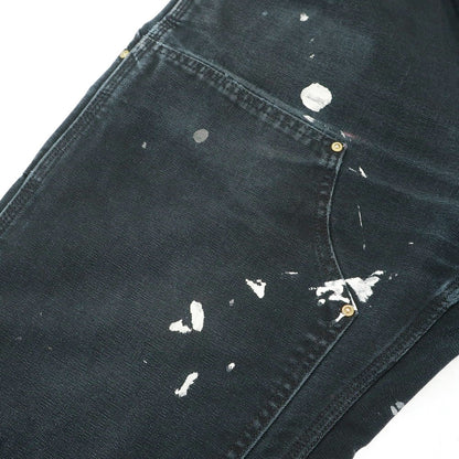 [Used] Carhartt Cotton Work Pants, Black [No size indicated (L)] [Condition Rank D] [Men&
