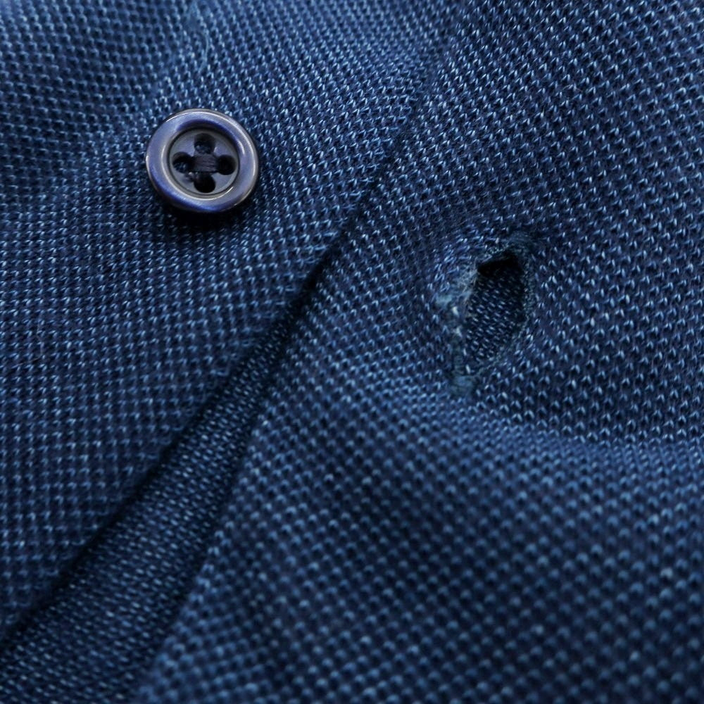[Used] GUY ROVER Cotton Pique Casual Shirt Navy [M] [Condition Rank C] [Men&