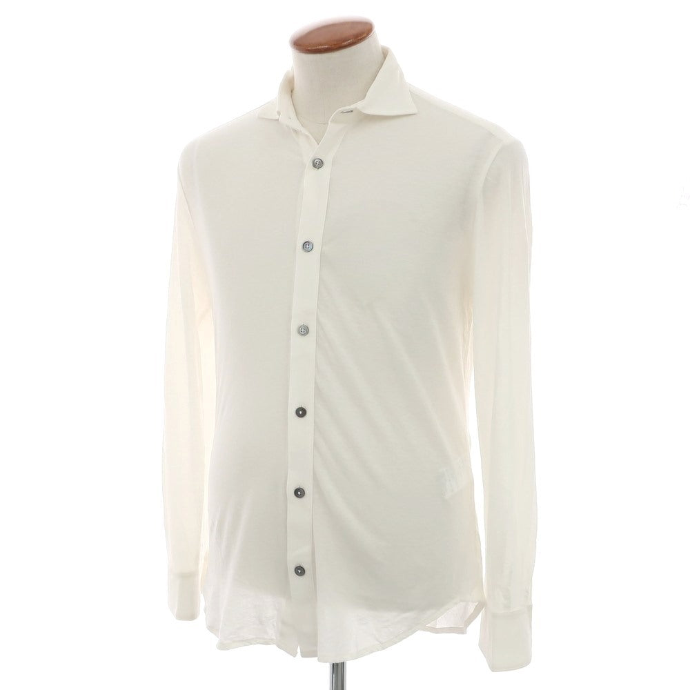 [Used] Eleventy Cotton Casual Shirt Ivory [M] [Condition Rank B] [Men&