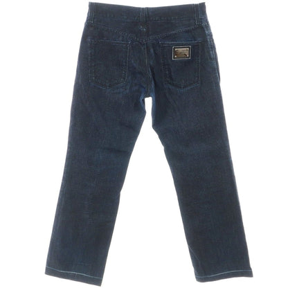 【中古】ドルチェアンドガッバーナ DOLCE&amp;GABBANA コットン デニムパンツ ネイビー【 48 】【 状態ランクC 】【 メンズ 】