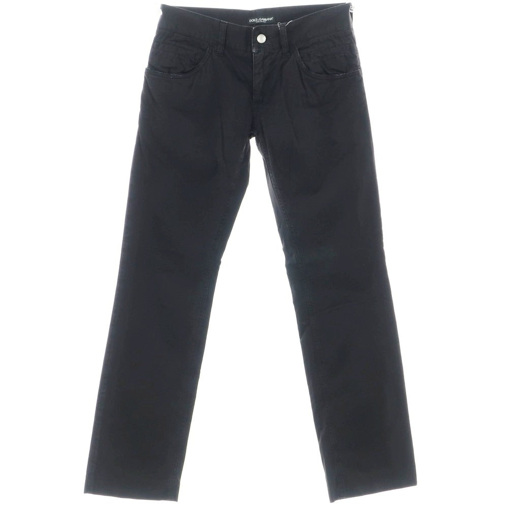 [Used] Dolce &amp;amp; Gabbana DOLCE&amp;amp;GABBANA Cotton 5-pocket pants Black [44] [Condition rank C] [Men&
