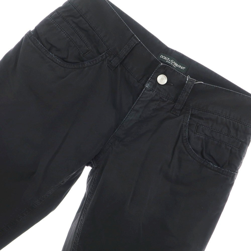 [Used] Dolce &amp;amp; Gabbana DOLCE&amp;amp;GABBANA Cotton 5-pocket pants Black [44] [Condition rank C] [Men&