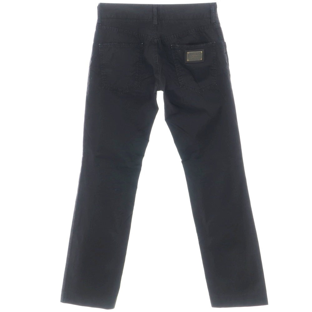 [Used] Dolce &amp;amp; Gabbana DOLCE&amp;amp;GABBANA Cotton 5-pocket pants Black [44] [Condition rank C] [Men&
