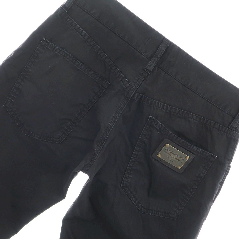 [Used] Dolce &amp;amp; Gabbana DOLCE&amp;amp;GABBANA Cotton 5-pocket pants Black [44] [Condition rank C] [Men&