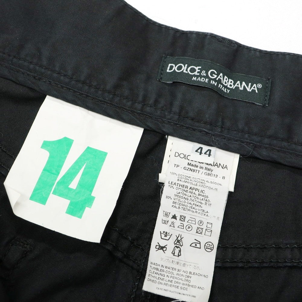 [Used] Dolce &amp;amp; Gabbana DOLCE&amp;amp;GABBANA Cotton 5-pocket pants Black [44] [Condition rank C] [Men&