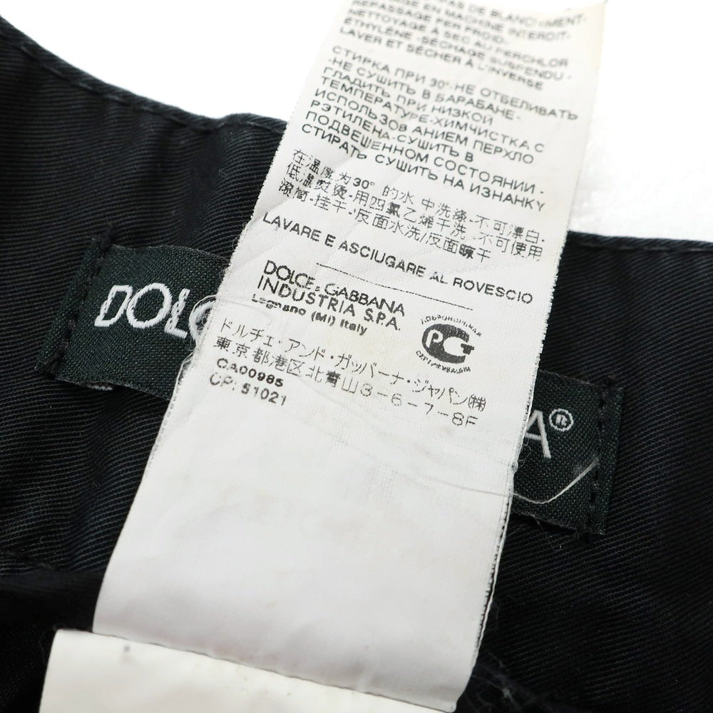 [Used] Dolce &amp;amp; Gabbana DOLCE&amp;amp;GABBANA Cotton 5-pocket pants Black [44] [Condition rank C] [Men&