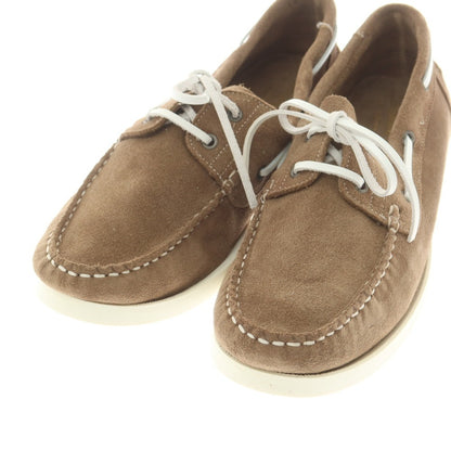 【中古】【未使用】ダナッサ DANASSA スエード デッキシューズ ブラウン【 43 】【 状態ランクS 】【 メンズ 】