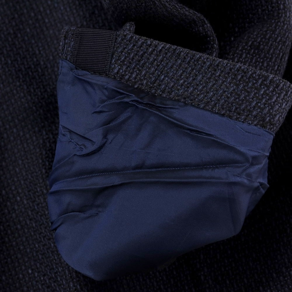 [Used] TAGLIATORE linen cotton double tailored jacket, navy [unreadable (M size)] [condition rank B] [men&