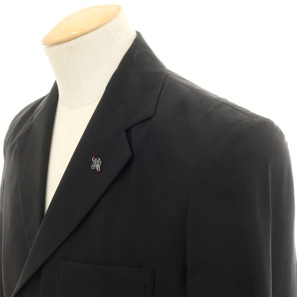 【中古】ジーステージ g-stage ポリエステル セットアップ スーツ ブラック【 44/44 】【 状態ランクB 】【 メンズ 】 [CPD]