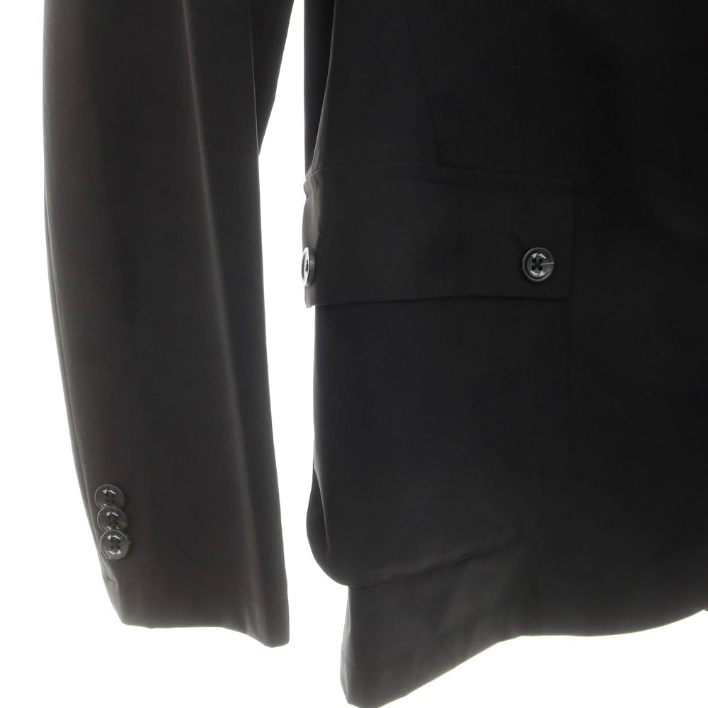 【中古】ジーステージ g-stage ポリエステル セットアップ スーツ ブラック【 44/44 】【 状態ランクB 】【 メンズ 】 [CPD]