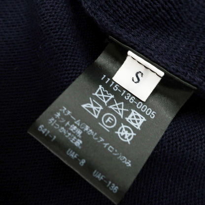 [Used] SOVEREIGN high gauge cotton rayon knit double-breasted jacket-style cardigan navy [S] [Condition rank B] [Men&