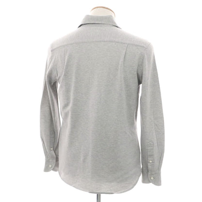 [Used] SENTINEL Stretch Cotton Pique Casual Shirt, Gray [44] [Condition Rank B] [Men&
