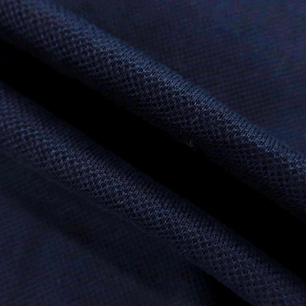 [Used] ORIAN Cotton Pique Long Sleeve Polo Shirt Navy [37] [Condition Rank B] [Men&