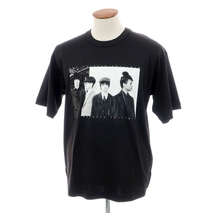 【中古】ランバンコレクション LANVIN COLLECTION コットン クルーネック 半袖Ｔシャツ ブラック【 48 】【 状態ランクA 】【 メンズ 】