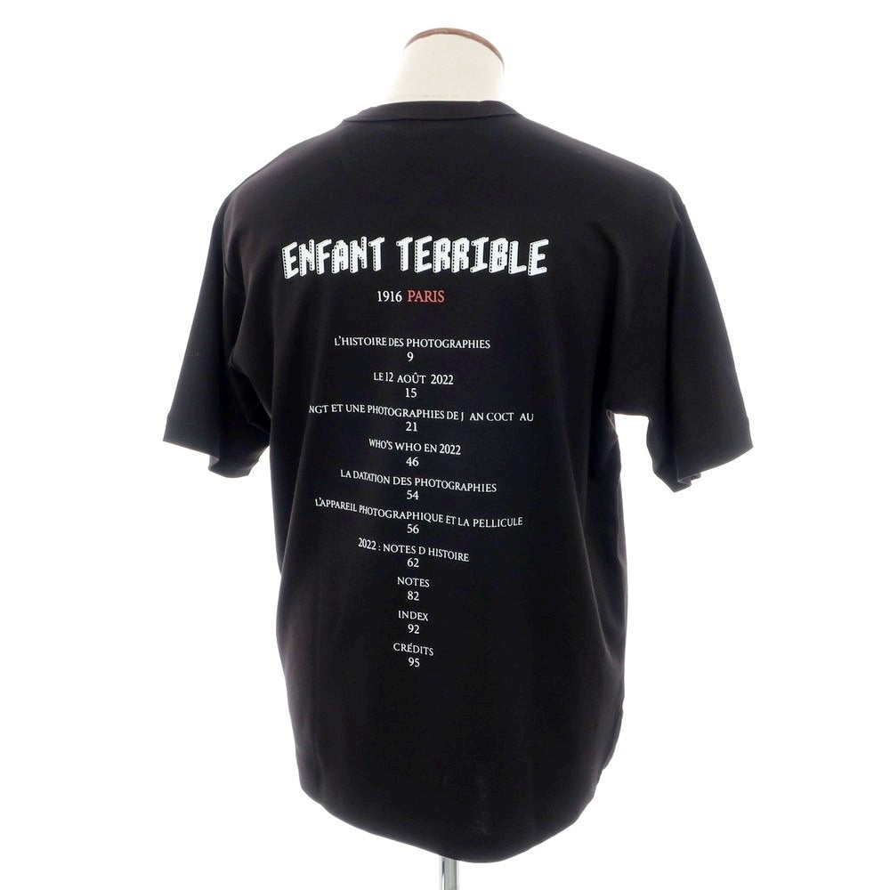 [Used] LANVIN COLLECTION Cotton Crew Neck Short Sleeve T-Shirt Black [48] [Condition Rank A] [Men&