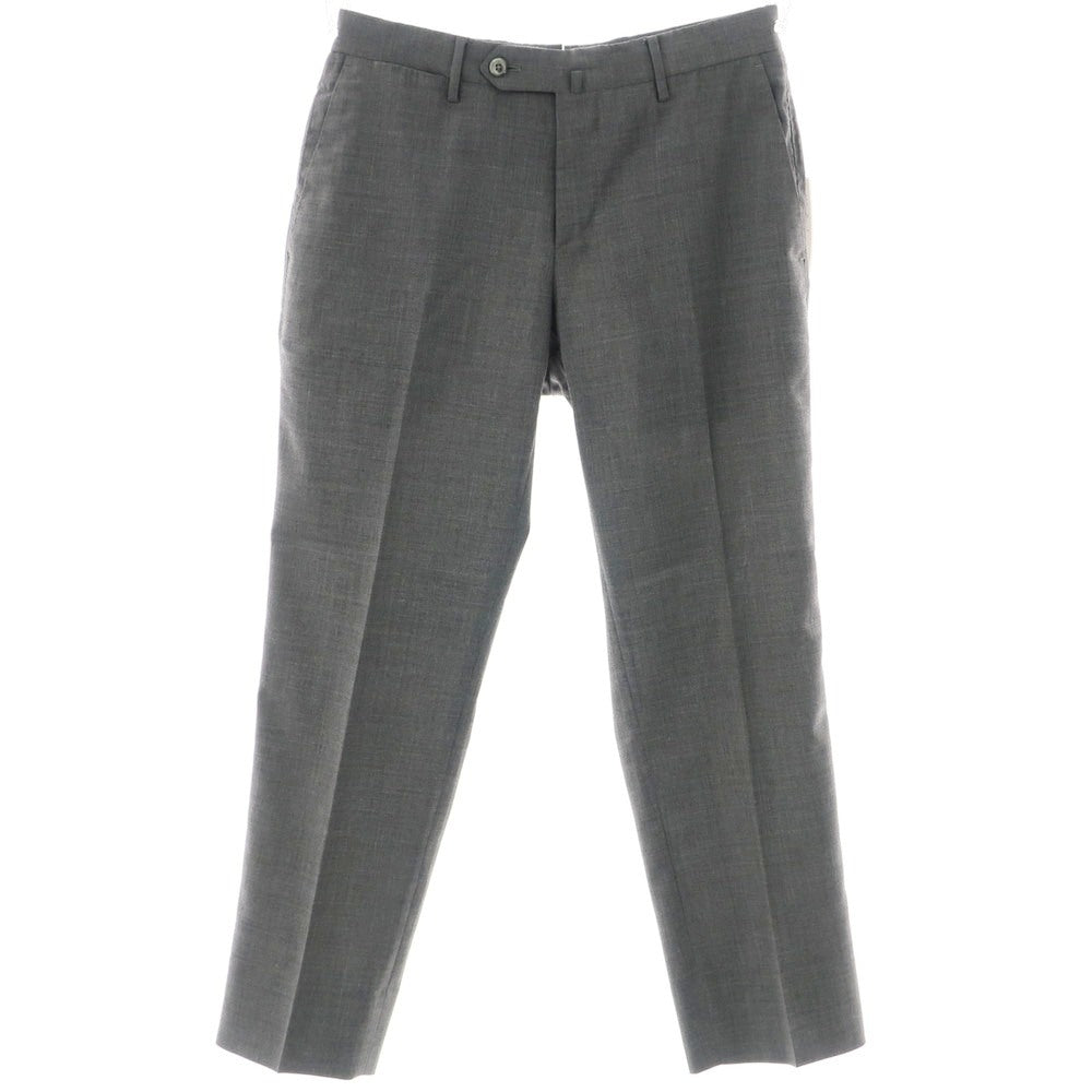 [Used] PT Torino PT TORINO TECHNO WASHABLE WOOL Stretch Polyester Wool Dress Slacks Pants Gray [44] [Condition Rank B] [Men&