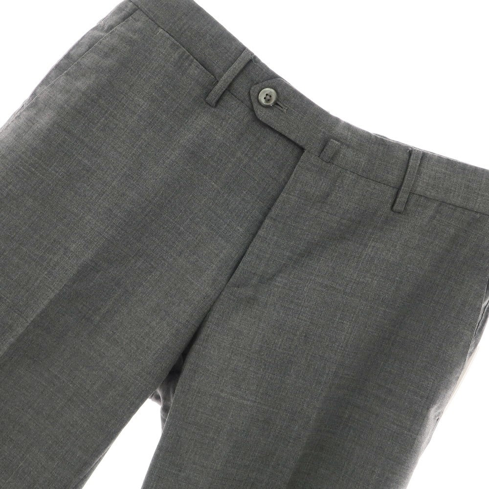 [Used] PT Torino PT TORINO TECHNO WASHABLE WOOL Stretch Polyester Wool Dress Slacks Pants Gray [44] [Condition Rank B] [Men&