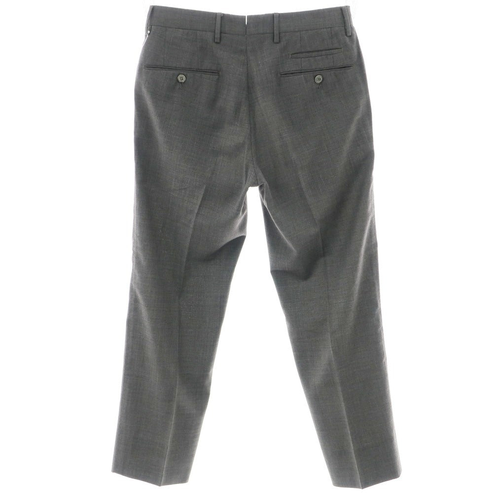 [Used] PT Torino PT TORINO TECHNO WASHABLE WOOL Stretch Polyester Wool Dress Slacks Pants Gray [44] [Condition Rank B] [Men&