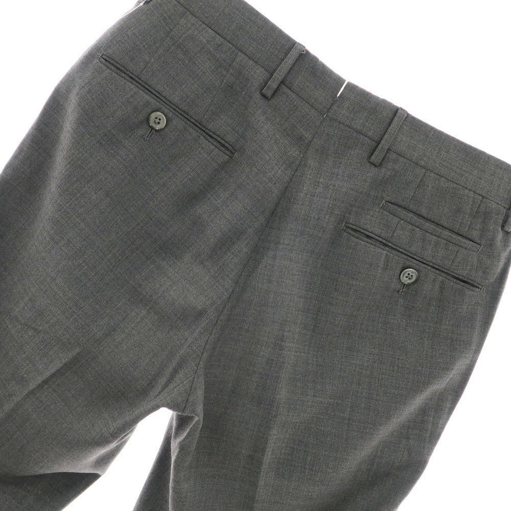[Used] PT Torino PT TORINO TECHNO WASHABLE WOOL Stretch Polyester Wool Dress Slacks Pants Gray [44] [Condition Rank B] [Men&