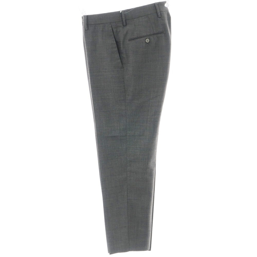 [Used] PT Torino PT TORINO TECHNO WASHABLE WOOL Stretch Polyester Wool Dress Slacks Pants Gray [44] [Condition Rank B] [Men&