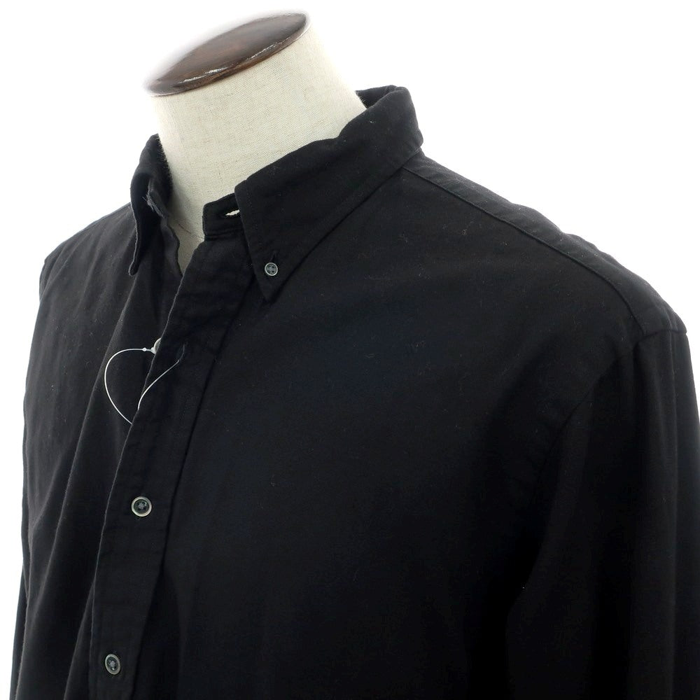 【中古】オフザカフ OFF THE CUFF コットン ボタンダウン カジュアルシャツ ブラック【 L 】【 状態ランクB 】【 メンズ 】
