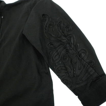 【中古】オフザカフ OFF THE CUFF コットン ボタンダウン カジュアルシャツ ブラック【 L 】【 状態ランクB 】【 メンズ 】