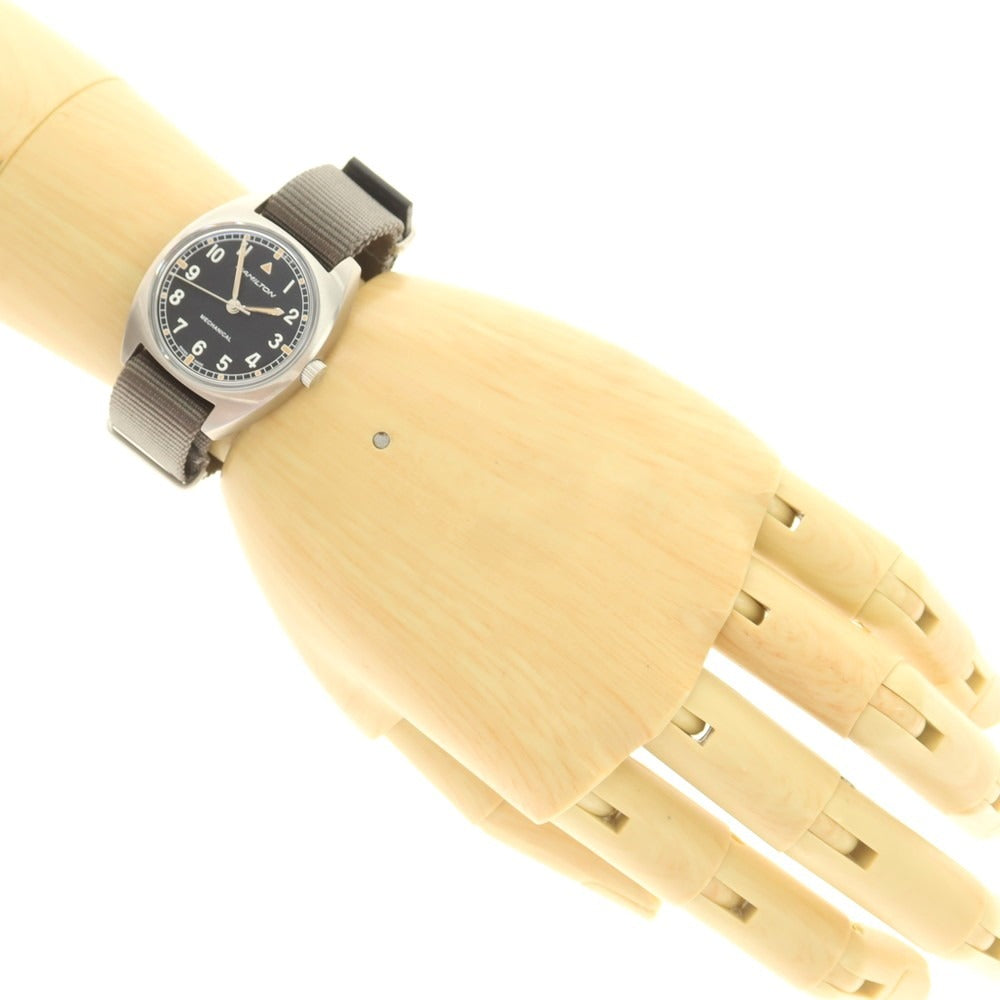 【中古】ハミルトン HAMILTON カーキ アビエーション ミリタリー 腕時計 シルバーxグレーカーキ【 状態ランクA 】【 メンズ 】