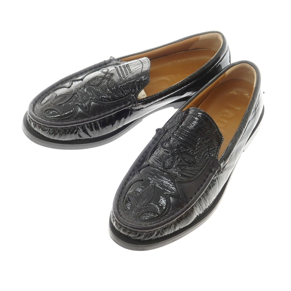 【中古】タンク TanC 2025年春夏 パテントレザー ローファー ブラック【 26.5 】【 状態ランクB 】【 メンズ 】