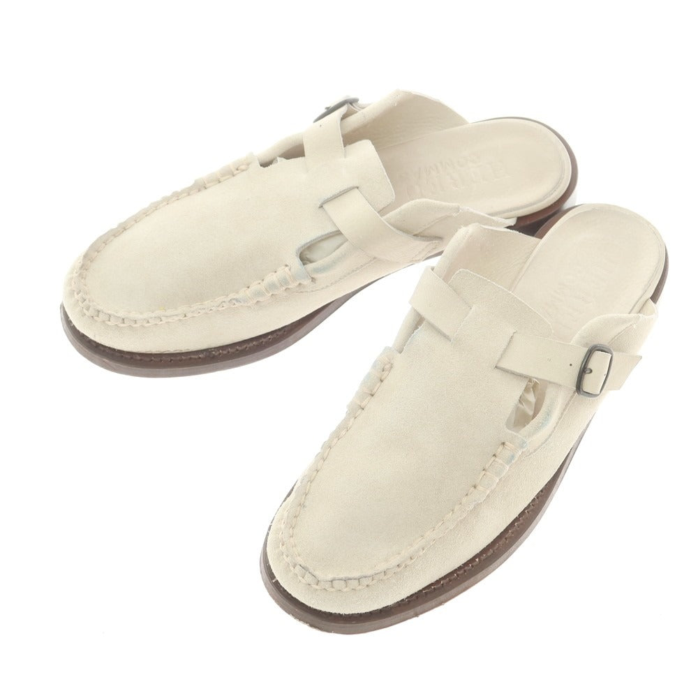 【中古】ヘリュー HEREU スエード ミュール ライトベージュ【 42 】【 状態ランクB 】【 メンズ 】