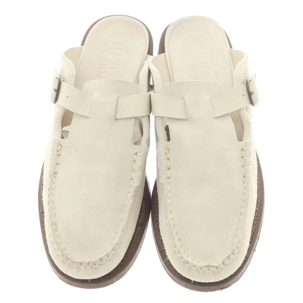 【中古】ヘリュー HEREU スエード ミュール ライトベージュ【 42 】【 状態ランクB 】【 メンズ 】