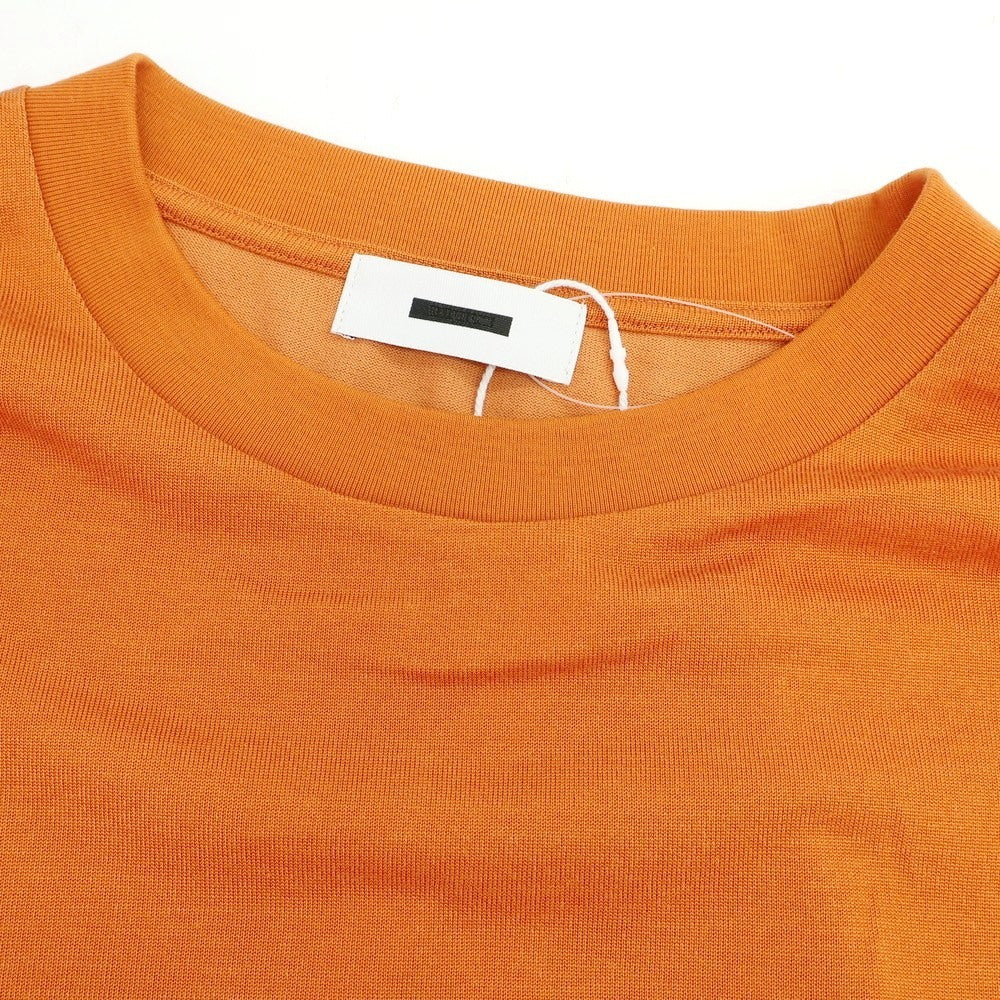 [Used] [Unused] REVERBERATE 2025 Spring/Summer Cotton Rayon Crew Neck Long Sleeve T-Shirt Orange [2] [Condition Rank S] [Men&