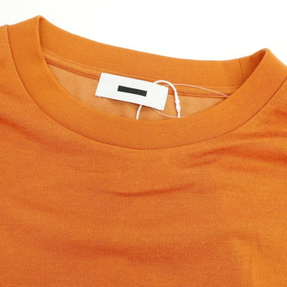 [Used] [Unused] REVERBERATE 2025 Spring/Summer Cotton Rayon Crew Neck Long Sleeve T-Shirt Orange [2] [Condition Rank S] [Men&