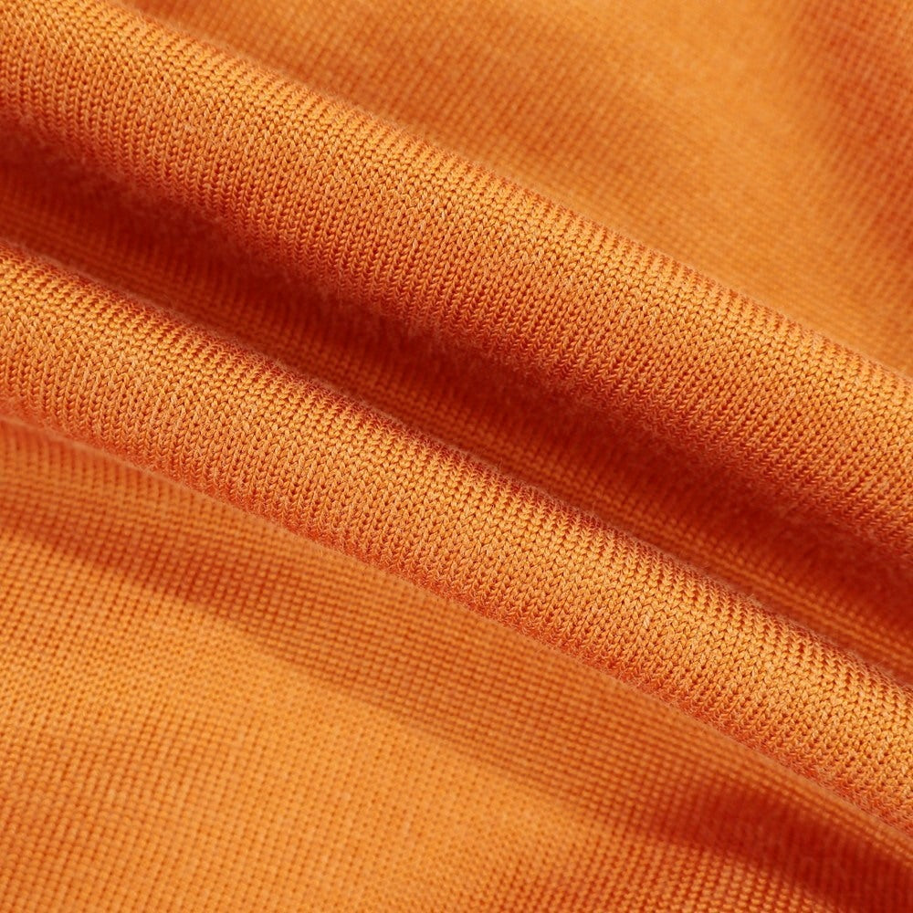 [Used] [Unused] REVERBERATE 2025 Spring/Summer Cotton Rayon Crew Neck Long Sleeve T-Shirt Orange [2] [Condition Rank S] [Men&