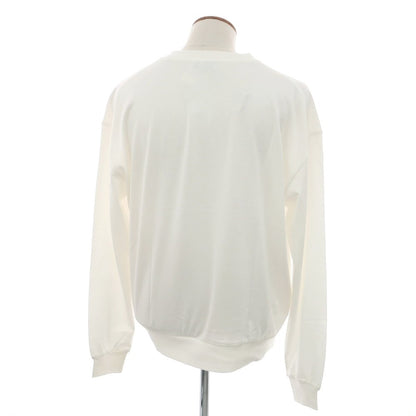 [Used] [Unused] REVERBERATE 2025 Spring/Summer Cotton Rayon Crew Neck Long Sleeve T-Shirt White [2] [Condition Rank S] [Men&