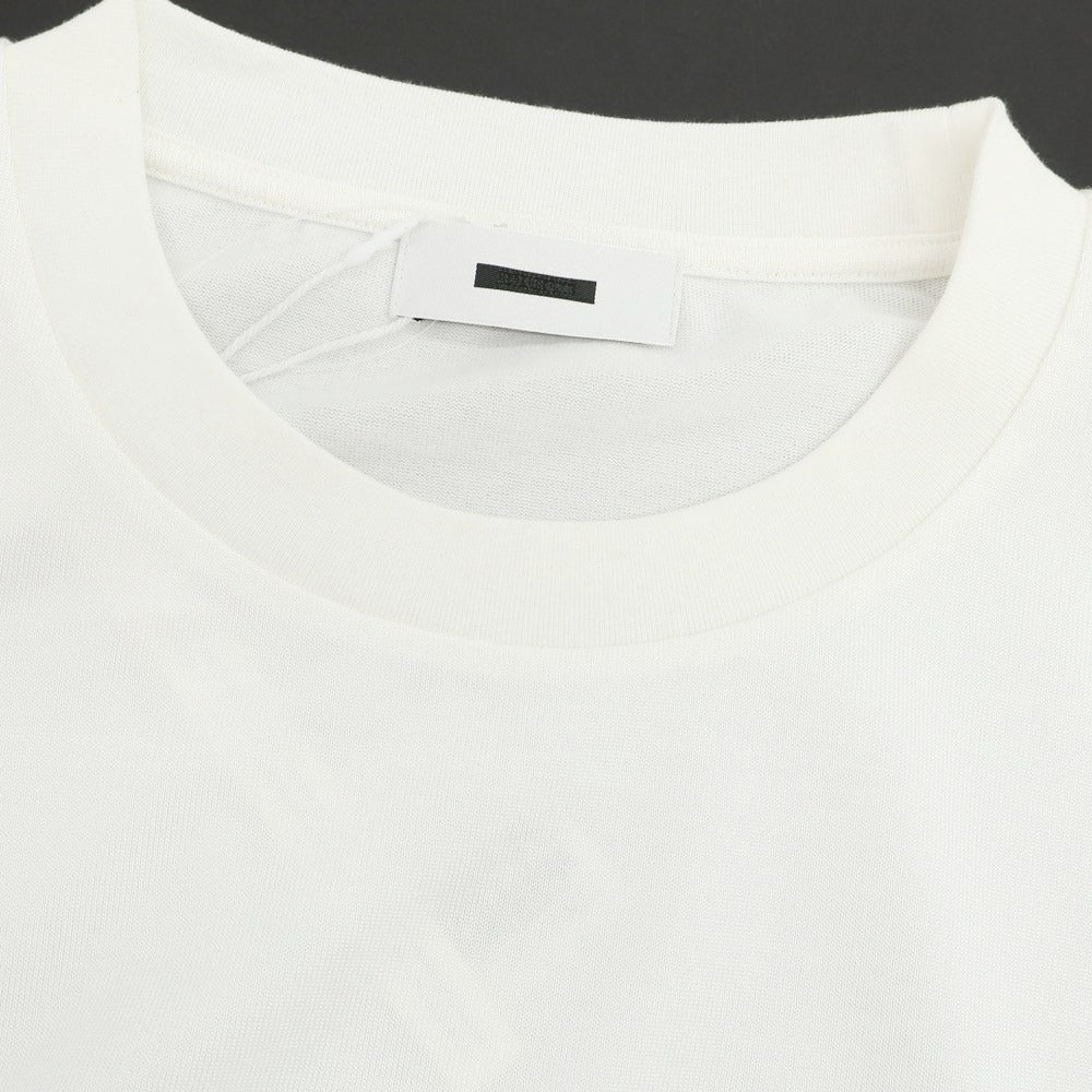 [Used] [Unused] REVERBERATE 2025 Spring/Summer Cotton Rayon Crew Neck Long Sleeve T-Shirt White [2] [Condition Rank S] [Men&