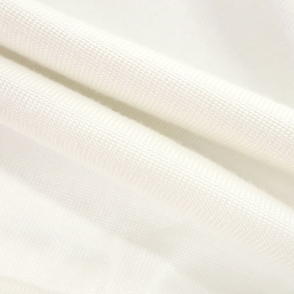 [Used] [Unused] REVERBERATE 2025 Spring/Summer Cotton Rayon Crew Neck Long Sleeve T-Shirt White [2] [Condition Rank S] [Men&
