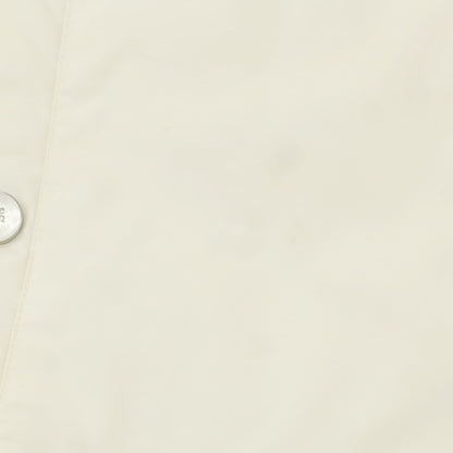 【中古】イレブンティ eleventy ニット切替 中綿ブルゾン ホワイトxグレー【 46 】【 状態ランクB 】【 メンズ 】