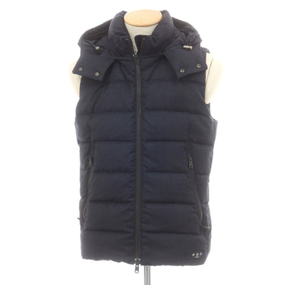 【中古】タトラス TATRAS ウール ダウンベスト ネイビー【 1 】【 状態ランクB 】【 メンズ 】
