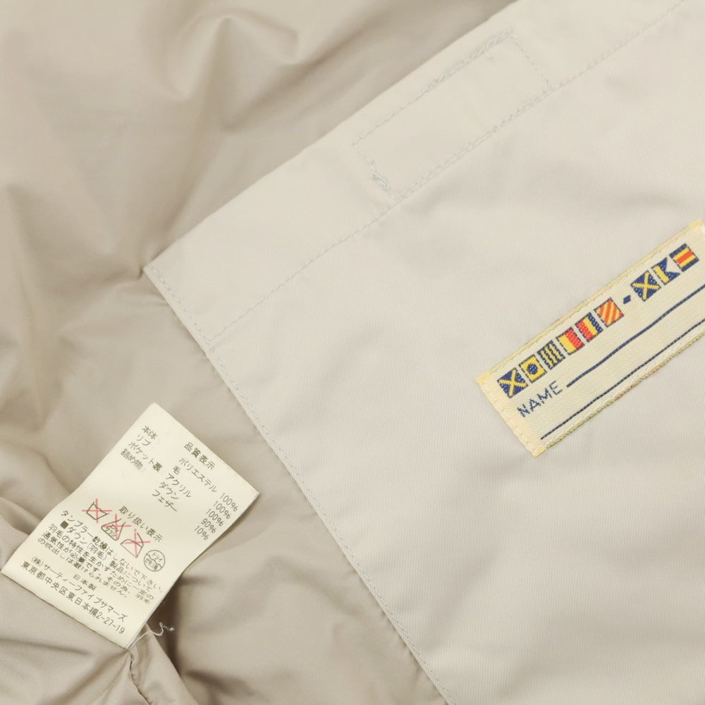 【中古】マイティー マック MIGHTY-MAC ポリエステル ダウンベスト ベージュ【 L 】【 状態ランクC 】【 メンズ 】