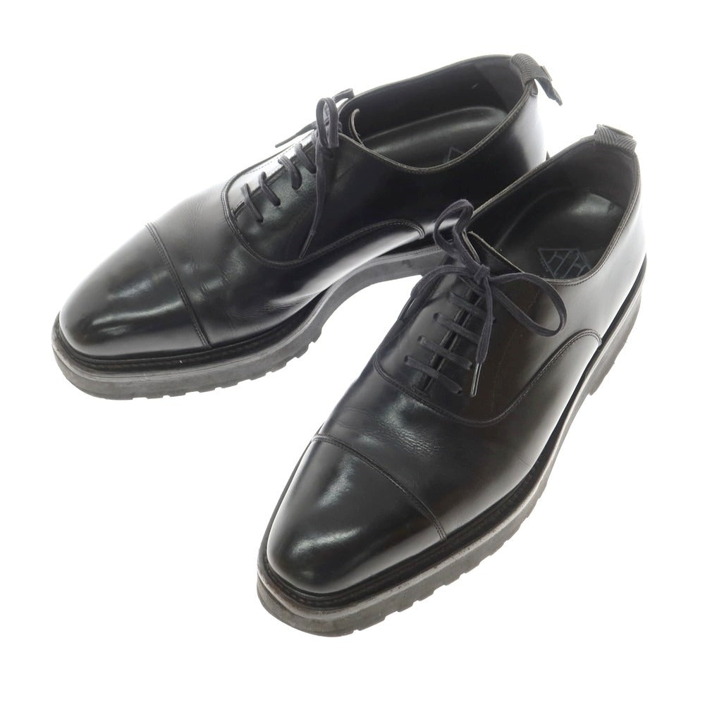 【中古】ダブルエイチ WH ストレートチップ ドレスシューズ ブラック【 6.5 】【 状態ランクC 】【 メンズ 】