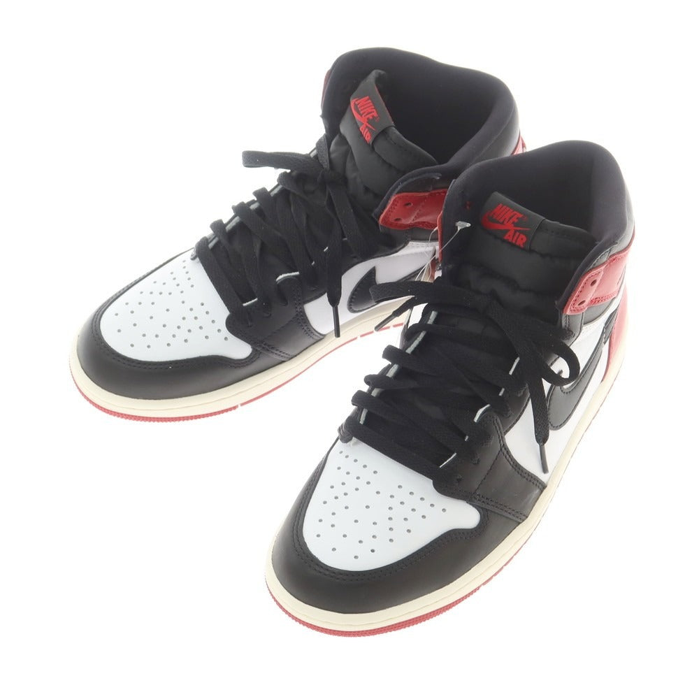 【中古】【未使用】ナイキ NIKE Air Jordan 1 Retro High OG スニーカー ホワイトxブラック×レッド【 26.5 】【 状態ランクS 】【 メンズ 】