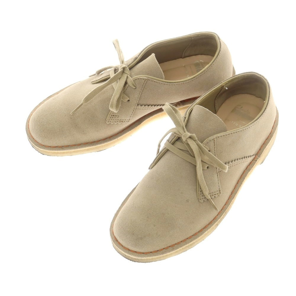 【中古】クラークス Clarks UNITED ARROWS別注 Desert Khan スエード ショートブーツ ベージュ【 UK6 1/2 】【 状態ランクB 】【 メンズ 】
