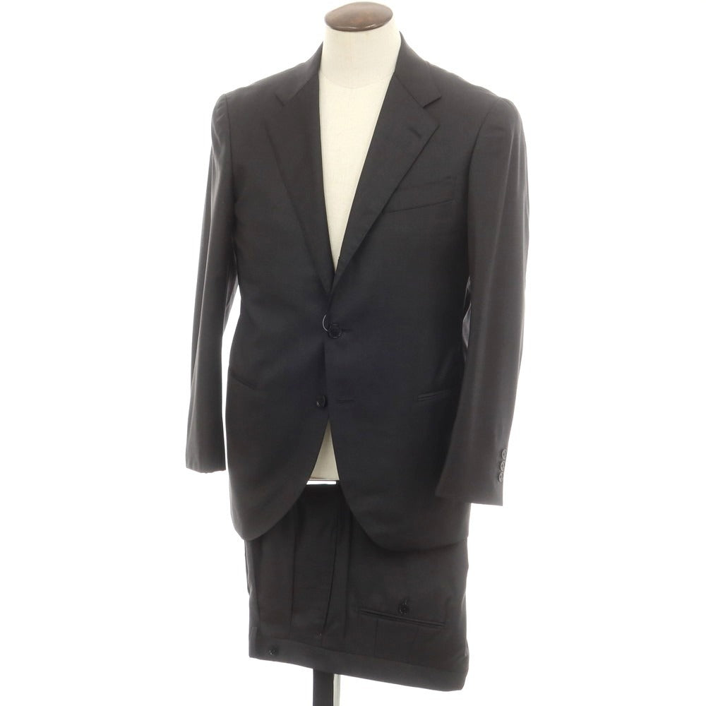 【中古】ミユキクラフツスーツ MIYUKI CRAFTS SUITS ウール 3つボタンスーツ チャコールグレー【 50位 】【 状態ランクB 】【 メンズ 】 [DPD]