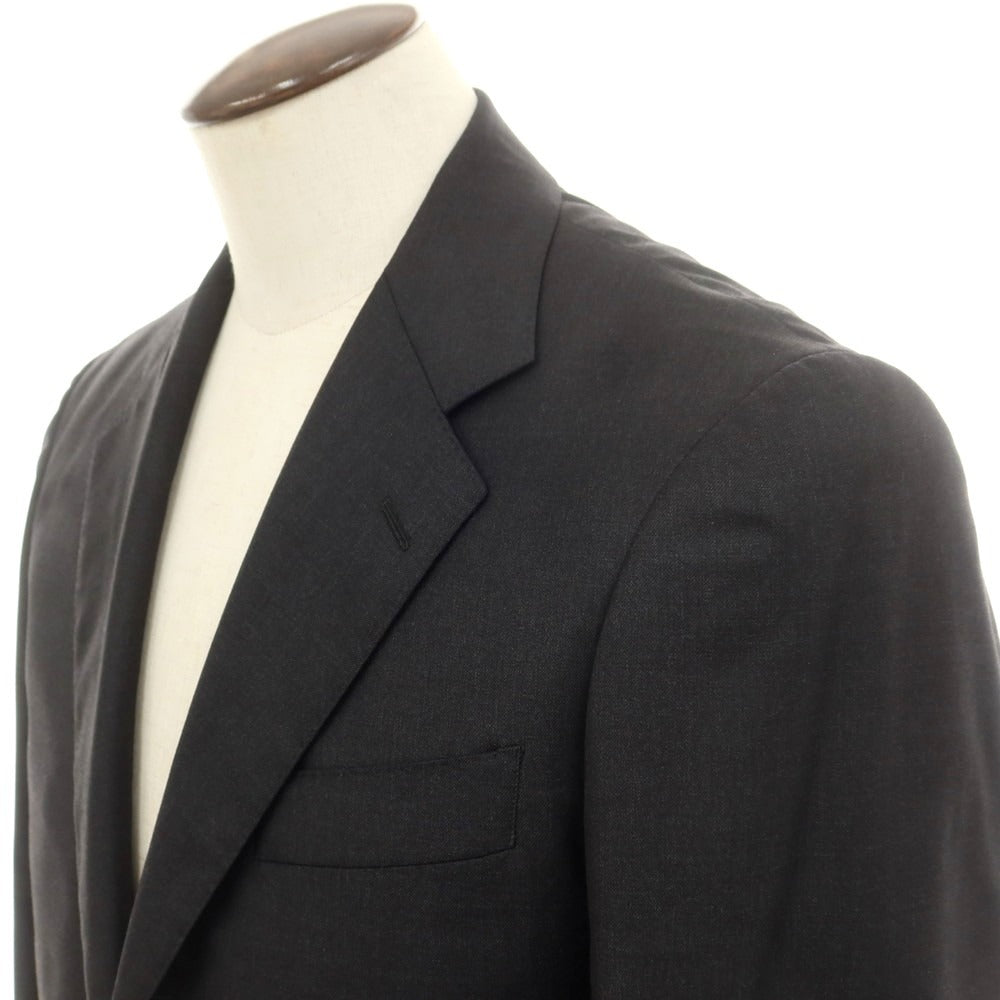 【中古】ミユキクラフツスーツ MIYUKI CRAFTS SUITS ウール 3つボタンスーツ チャコールグレー【 50位 】【 状態ランクB 】【 メンズ 】 [DPD]