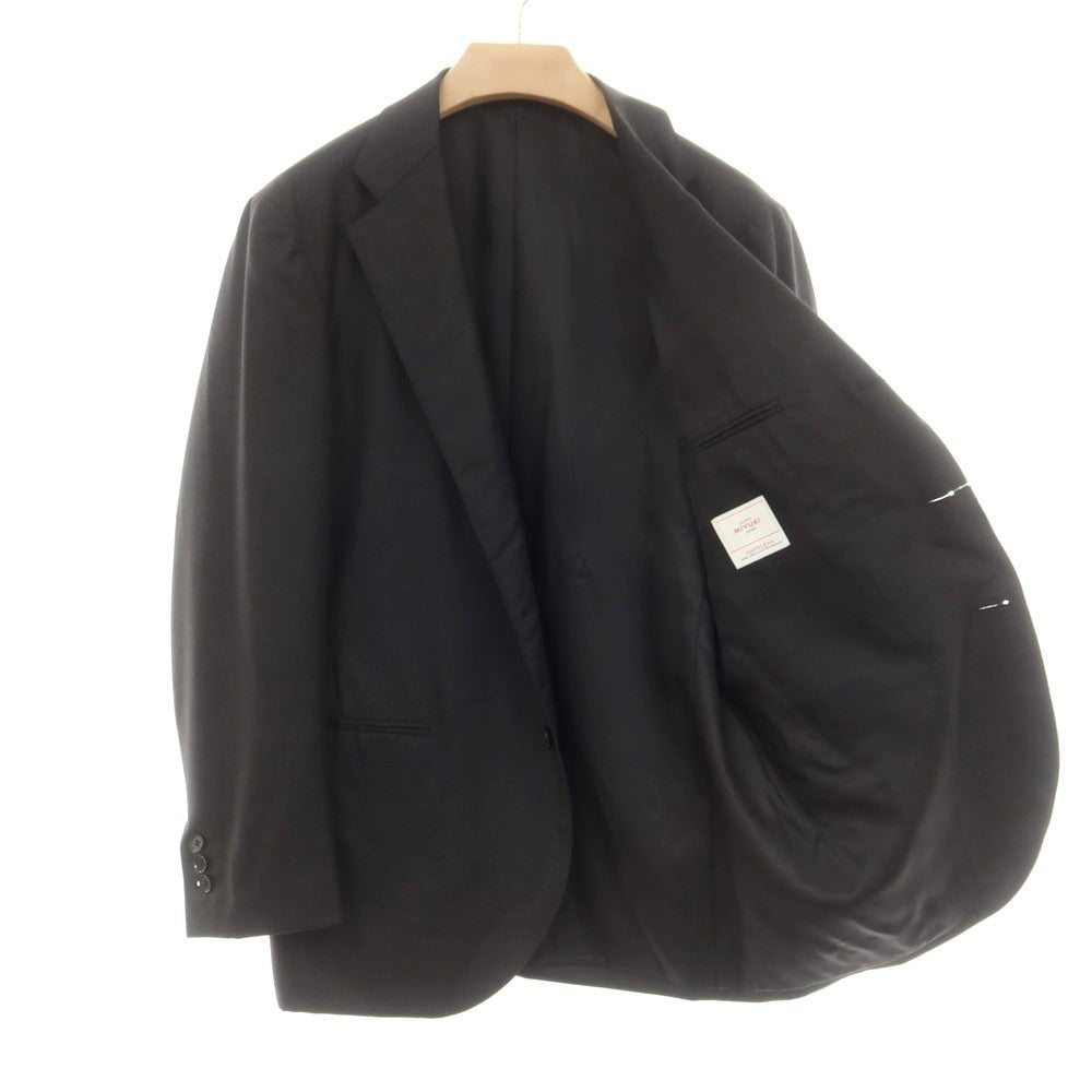【中古】ミユキクラフツスーツ MIYUKI CRAFTS SUITS ウール 3つボタンスーツ チャコールグレー【 50位 】【 状態ランクB 】【 メンズ 】 [DPD]