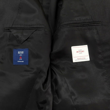 [Used] MIYUKI CRAFTS SUITS Wool 3-button suit Charcoal gray [50th place] [Condition rank B] [Men&