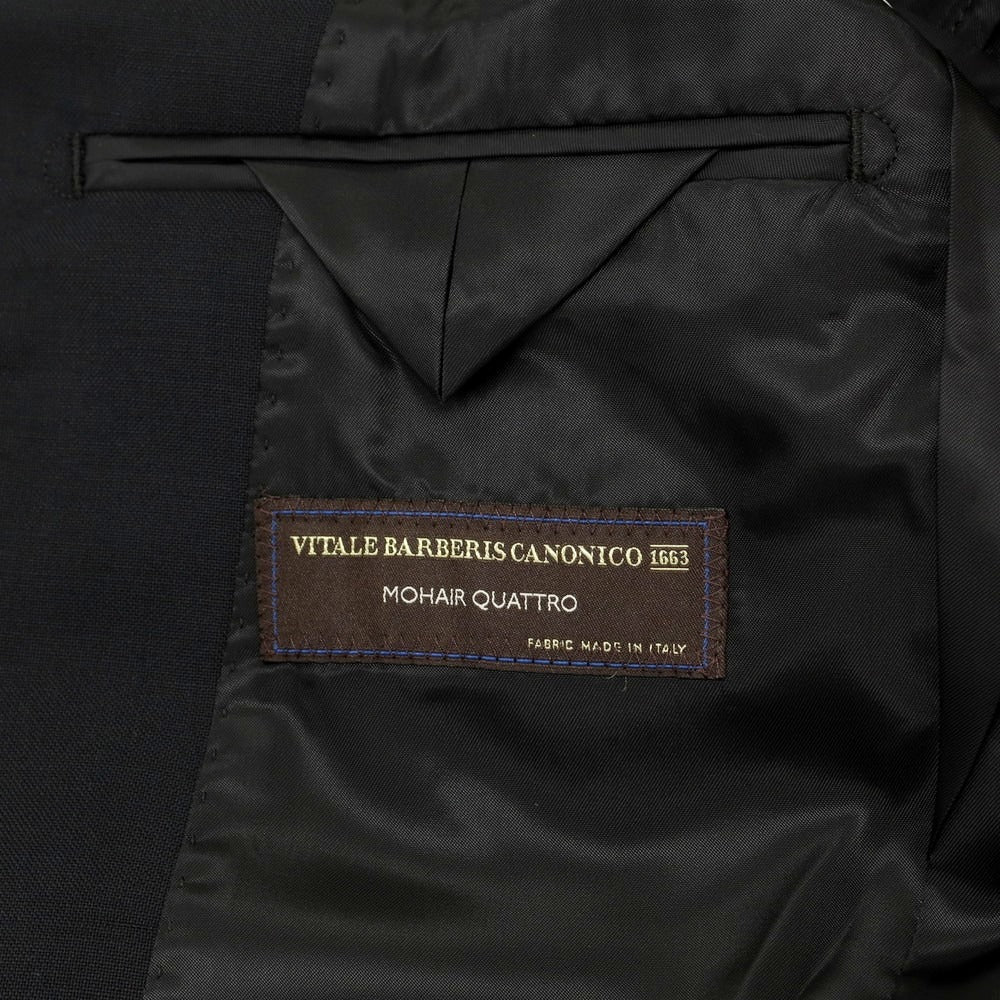 [Used] [Unused] Other Brands Canonico MOHAIR QUATTORO Wool Mohair 3 Button Suit Black [46th] [Condition Rank S] [Men&